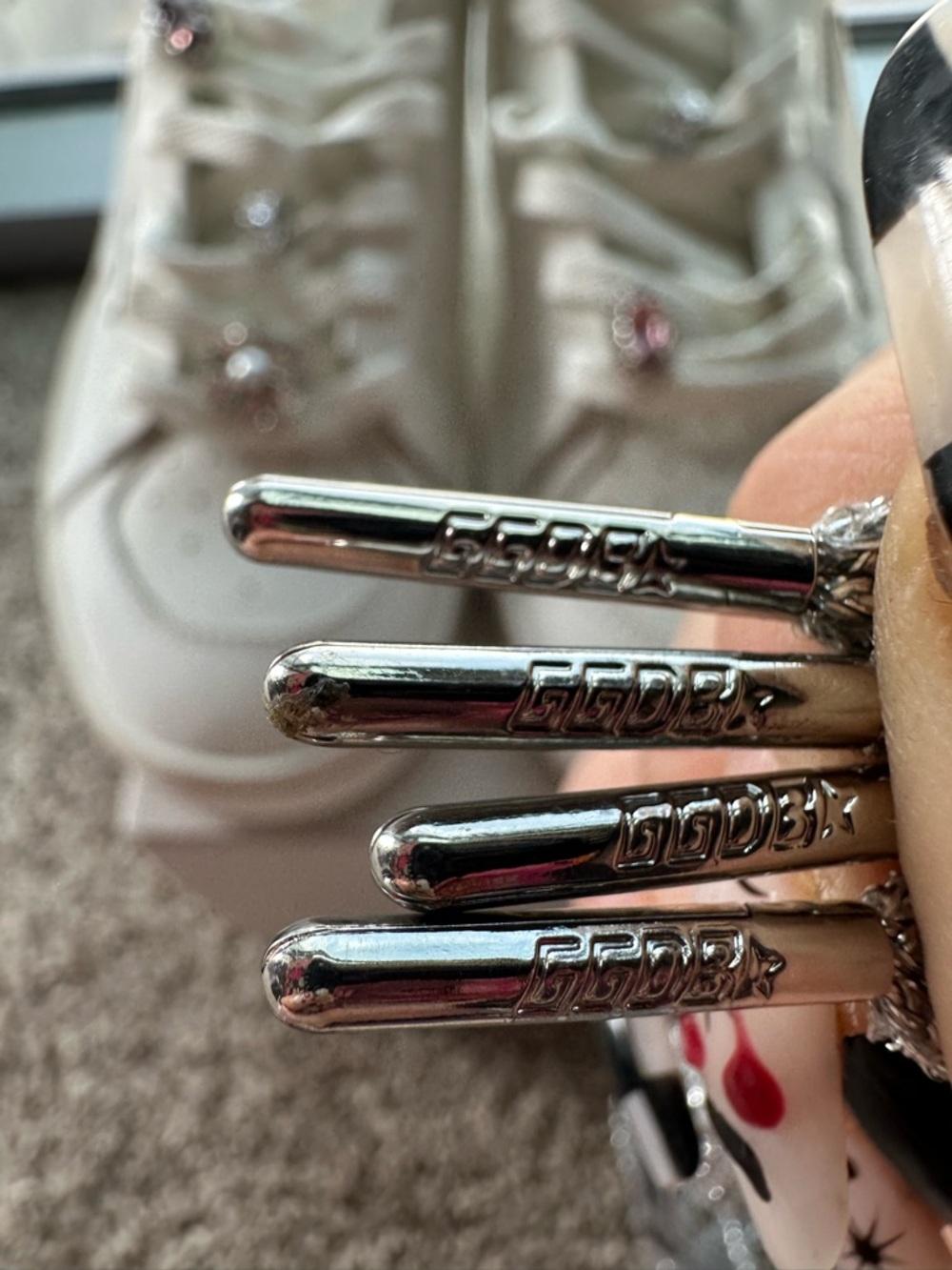 Golden Goose W Stardan with Swarovski lace charm  pack - Picture 7 of 10